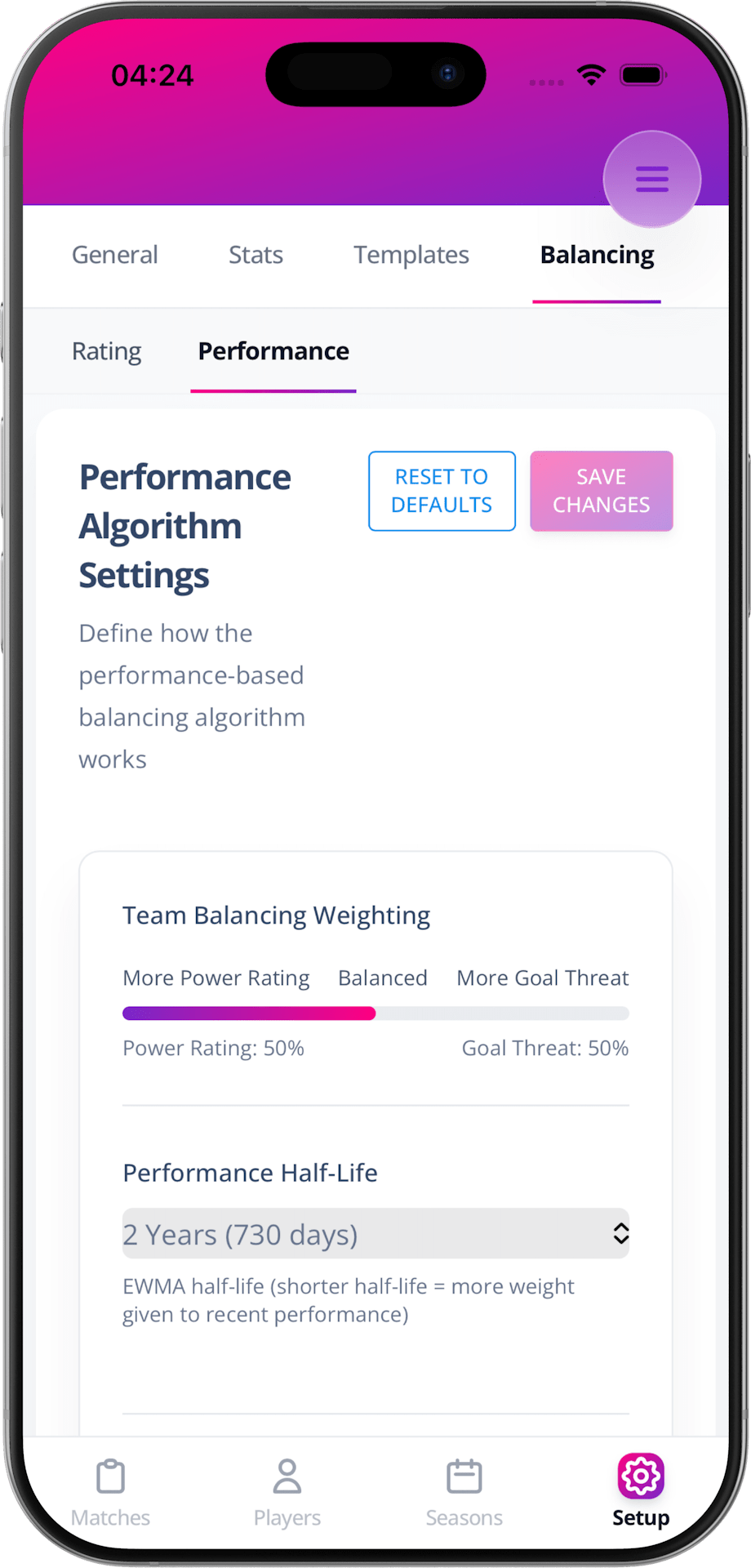 AI team balancer for small-sided football – balanced 5-a-side teams in Capo